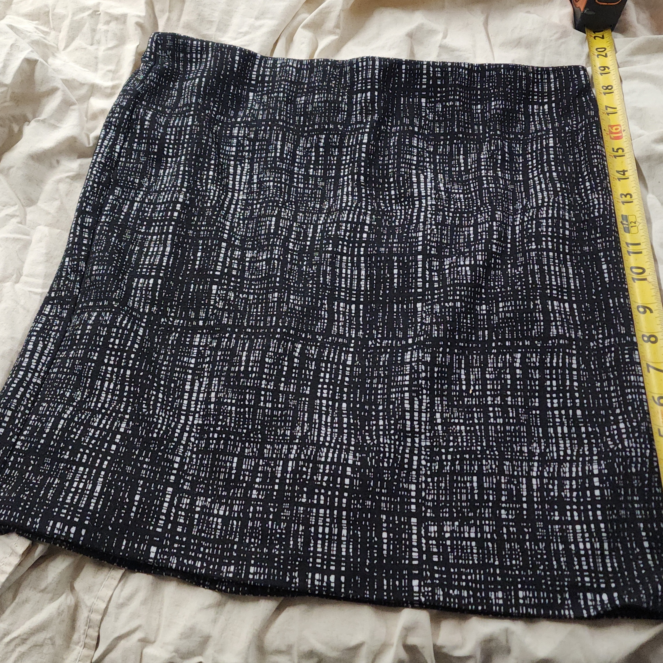 Worthington Black And White Mini Pencil Skirt For Cocktail
